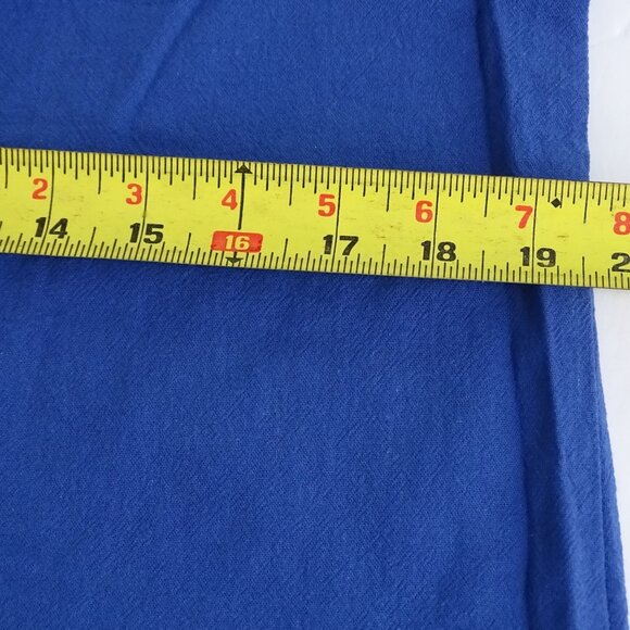 Emery Rose Blue Sheath Dress Women Size M Cotton Short Sleeve Casual Work NEW - Picture 8 of 9